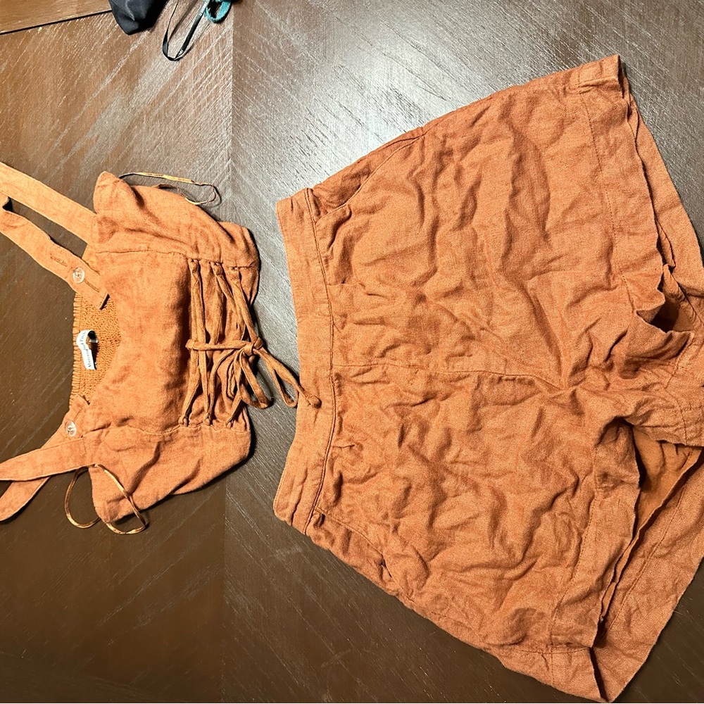 Women's Orange Shorts